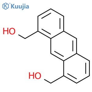 1,8-Bis(hydroxymethyl)anthracene structure