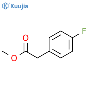 Methyl 2-(4-fluorophenyl)acetate structure