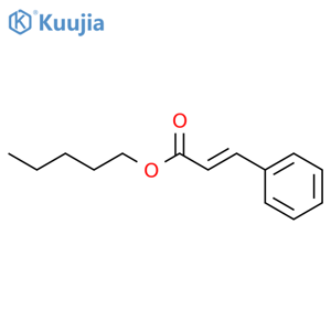 Pentyl cinnamate structure