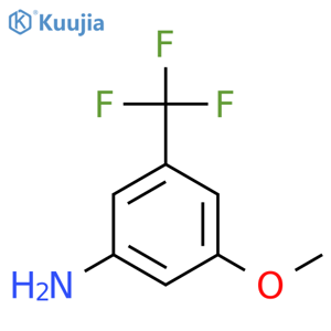 3-Methoxy-5-(trifluoromethyl)aniline structure