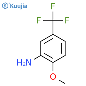 2-Methoxy-5-(trifluoromethyl)aniline structure