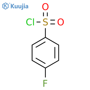 4-fluorobenzene-1-sulfonyl chloride structure