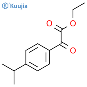 Ethyl 2-oxo-2-(4-propan-2-ylphenyl)acetate structure