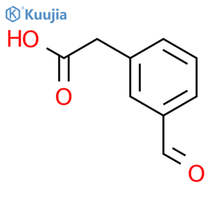 2-(3-Formylphenyl)acetic acid structure