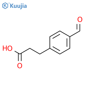 3-(4-Formylphenyl)propanoic acid structure