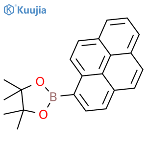 4,4,5,5-Tetramethyl-2-(pyren-1-yl)-1,3,2-dioxaborolane structure