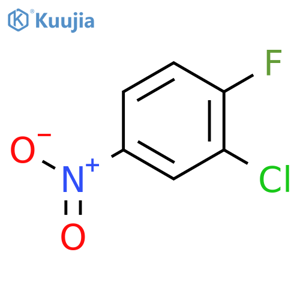 3-Chloro-4-fluoronitrobenzene structure