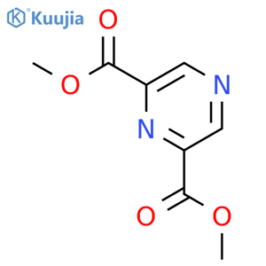 2,6-Pyrazinedicarboxylicacid, 2,6-dimethyl ester structure