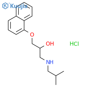 Propranolol hydrochloride structure