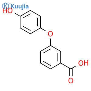 3-(4'-Hydroxy)phenoxybenzoic Acid structure