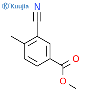 Methyl 3-cyano-4-methylbenzoate structure