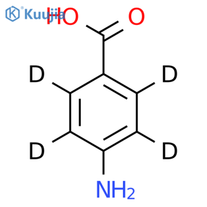 4-Aminobenzoic Acid-d4 structure