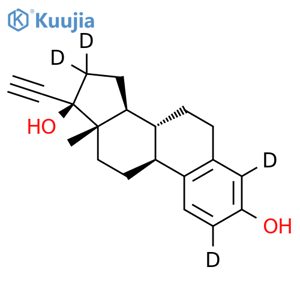 Ethynyl Estradiol-d structure