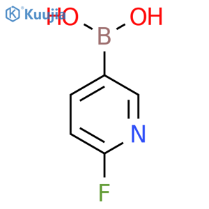 2-Fluoropyridine-5-boronic acid structure