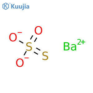 Barium thiosulfate structure