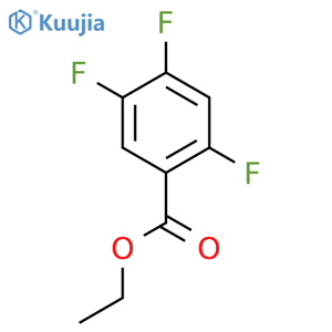 Ethyl 2,4,5-trifluorobenzoate structure