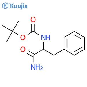 N-(tert-Butoxycarbonyl)-L-phenylalaninamide structure