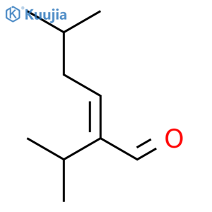 2-Isopropyl-5-methyl-2-hexenal structure