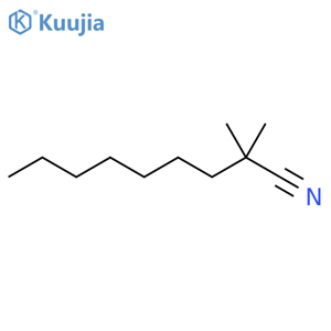 Nonanenitrile, 2,2-dimethyl- structure