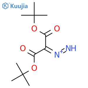 Propanedioicacid, 2-diazo-, 1,3-bis(1,1-dimethylethyl) ester structure