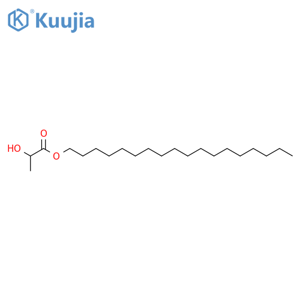 Propanoic acid,2-hydroxy-, octadecyl ester structure