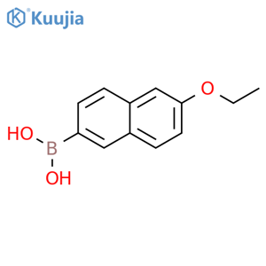 (6-ethoxynaphthalen-2-yl)boronic acid structure