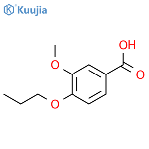 3-Methoxy-4-propoxybenzoic acid structure