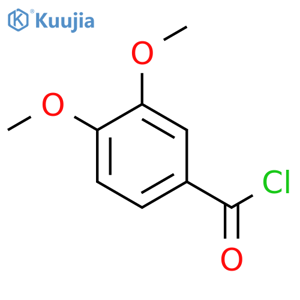 3,4-Dimethoxybenzoyl chloride structure