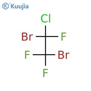 1,2-Dibromo-1-chloro-1,2,2-trifluoroethane structure