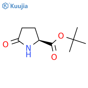 tert-butyl (2S)-5-oxopyrrolidine-2-carboxylate structure