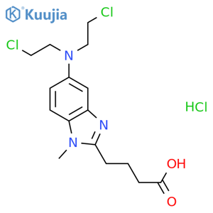 Bendamustine hydrochloride structure