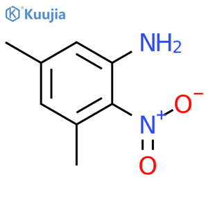 Benzenamine,3,5-dimethyl-2-nitro- structure