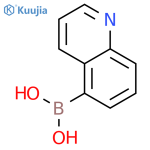 Quinoline-5-boronic acid structure