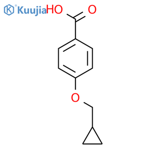 4-(cyclopropylmethoxy)benzoic acid structure