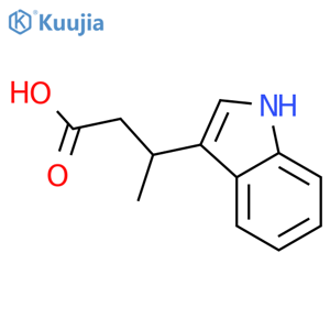 3-(1H-indol-3-yl)butanoic Acid structure