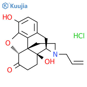 Naloxone hydrochloride structure