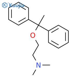 2-(1,1-Diphenylethoxy)-N,N-dimethylethanamine structure