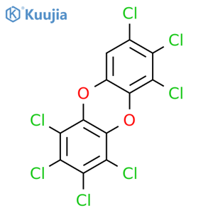 Heptachlorodibenzo-p-dioxin structure