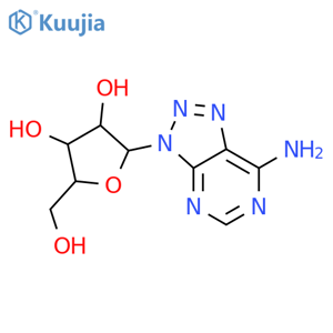 3H-1,2,3-Triazolo[4,5-d]pyrimidin-7-amine,3-b-D-arabinofuranosyl- structure