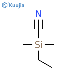 Silanecarbonitrile, ethyldimethyl- structure