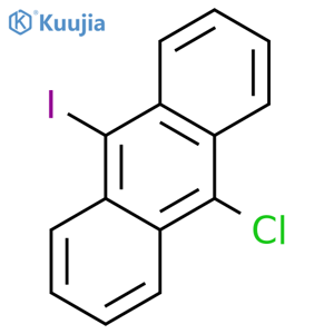 Anthracene, 9-chloro-10-iodo- structure