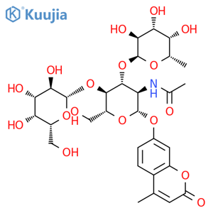 Lewis X Trisaccharide, 4-Methylumbelliferyl Glycoside structure