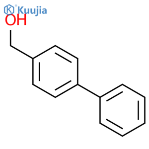 4-Biphenylmethanol structure