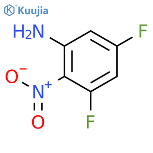 3,5-Difluoro-2-nitroaniline structure