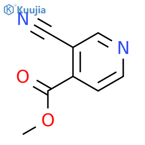 methyl 3-cyanopyridine-4-carboxylate structure