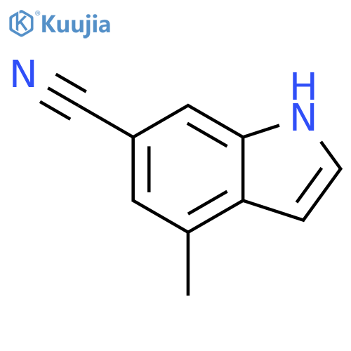 4-Methyl-1H-indole-6-carbonitrile structure