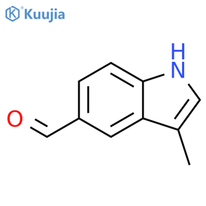 1H-Indole-5-carboxaldehyde,3-methyl- structure