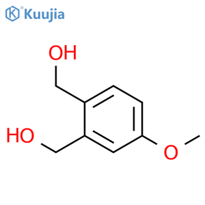 [2-(hydroxymethyl)-4-methoxy-phenyl]methanol structure