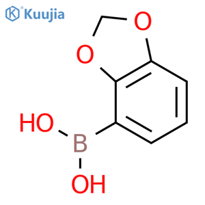 (2H-1,3-benzodioxol-4-yl)boronic acid structure