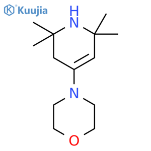 Morpholine, 4-(1,2,3,6-tetrahydro-2,2,6,6-tetramethyl-4-pyridinyl)- structure